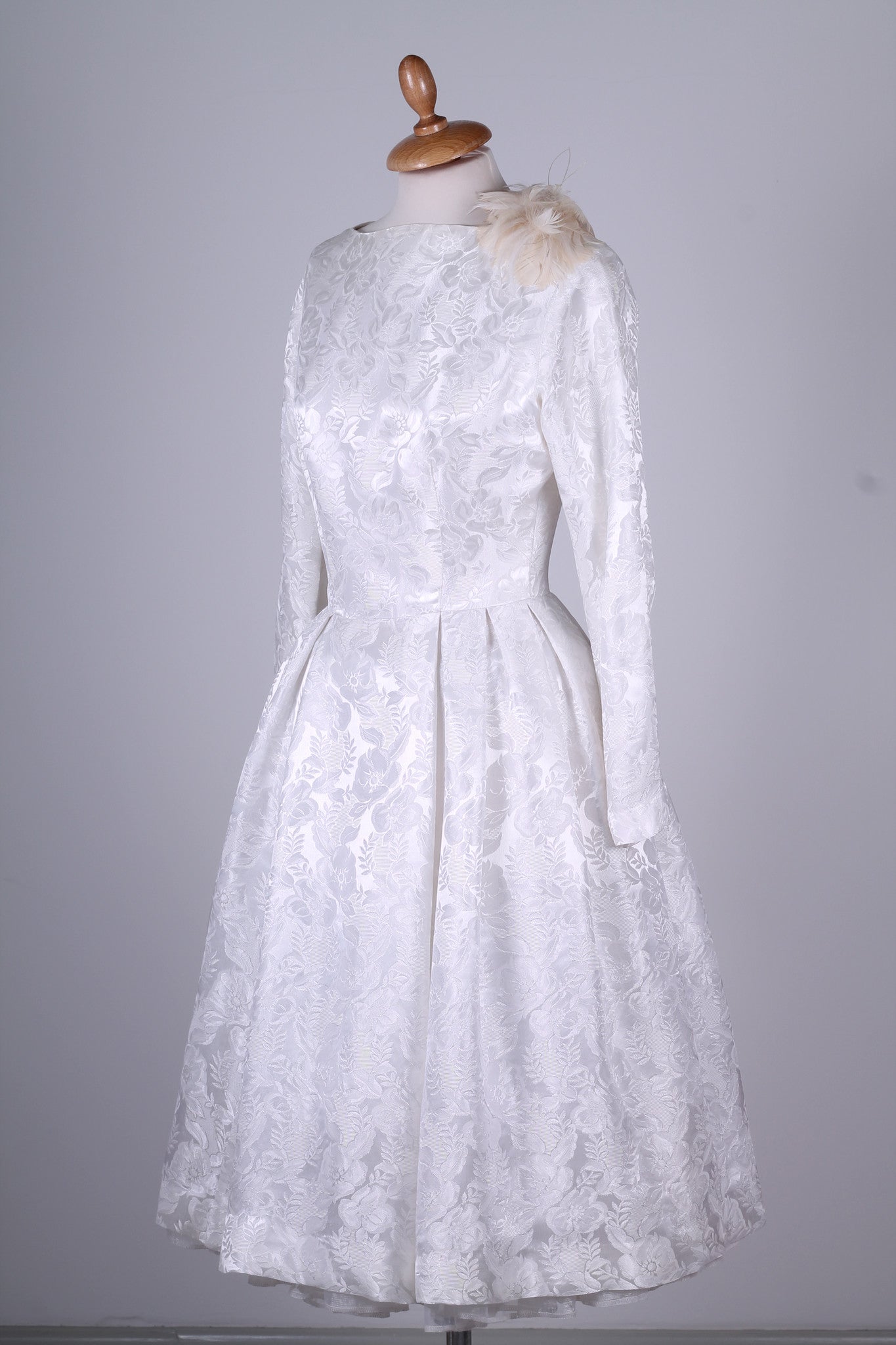 Vintage tøj - Brudekjole 1960. S - Vintage kjoler fra 1960'erne - Vintage Divine - 2