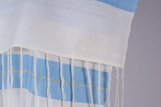 Nederdel med striber, uld. 1950. Xs
